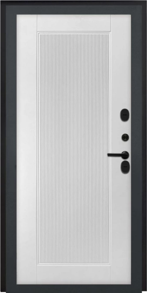 Входная дверь ДвериПРО Модель L-46 ПВХ 10мм Астрод Velutto Bianco DPRO196737 внутренняя сторона