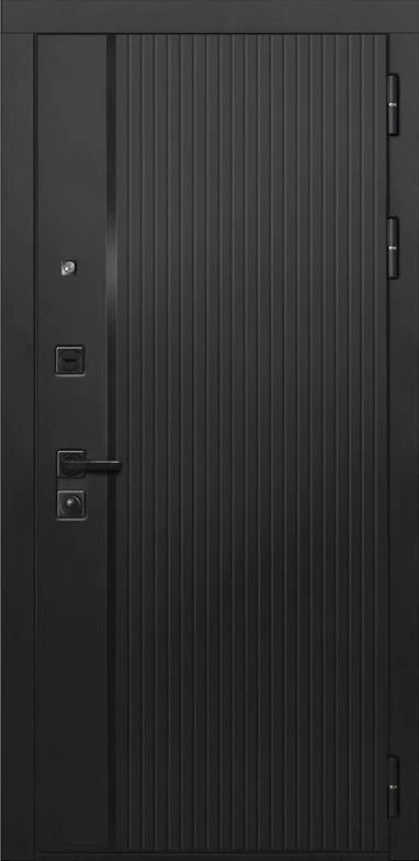 Входная дверь ДвериПРО L-45 ФЛ-677 (10мм, белый матовый) DPRO195441 внешняя сторона