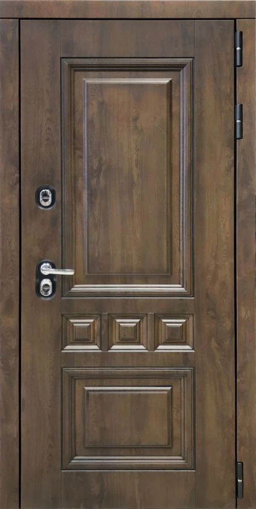 Входная дверь ДвериПРО Аура ФЛ-609 (L-52, 10мм, белый матовый) DPRO197979 внешняя сторона