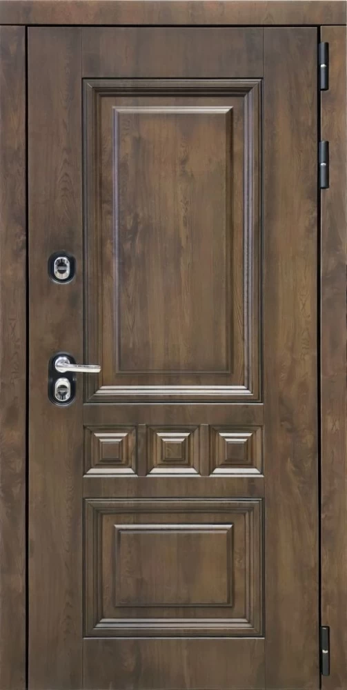 Входная дверь ДвериПРО Аура ФЛ-609 (L-52, 10мм, белый матовый) DPRO196515 внешняя сторона