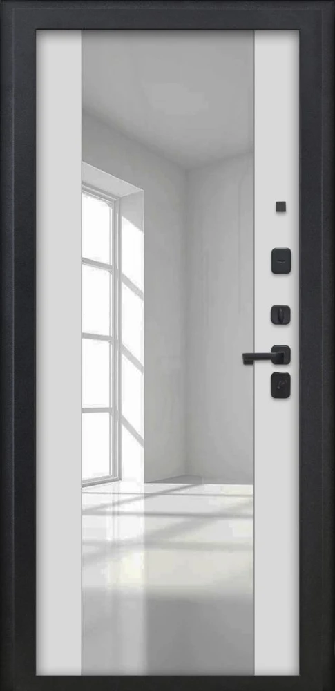 Входная дверь ДвериПРО Модель Л-49 ФЛЗ -1 Белый матовый DPRO222496 внутренняя сторона