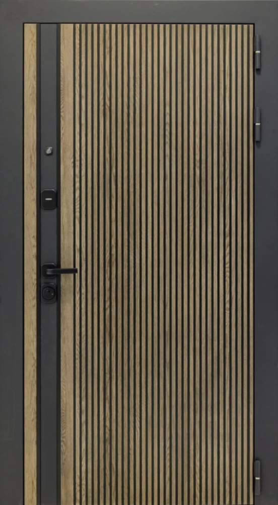 Входная дверь ДвериПРО Rosna ФЛЗ-649 капучино (зеркало) DPRO198138 внешняя сторона