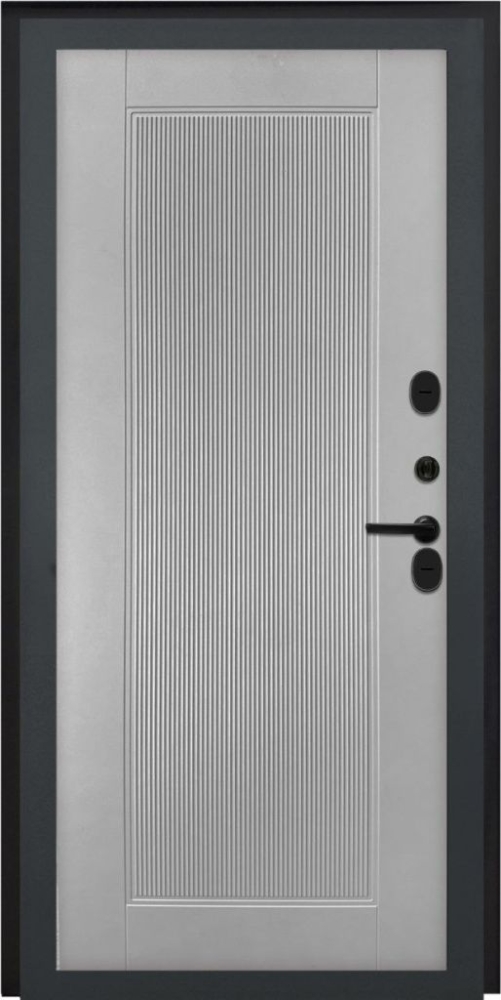 Входная дверь ДвериПРО L-3b ПВХ 10мм Астрод Velutto Grigio DPRO195703 внутренняя сторона